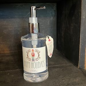 Rae Dunn HAPPY HOLIDAYS Nutcracker Hand Soap